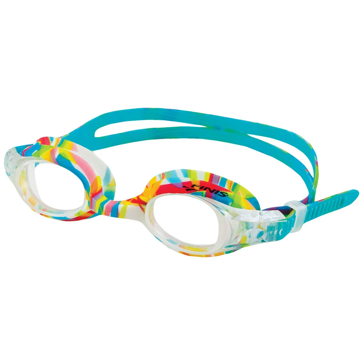 1. Finis - ochelari inot pentru copii Mermaid Goggles Scales - albastru multicolor