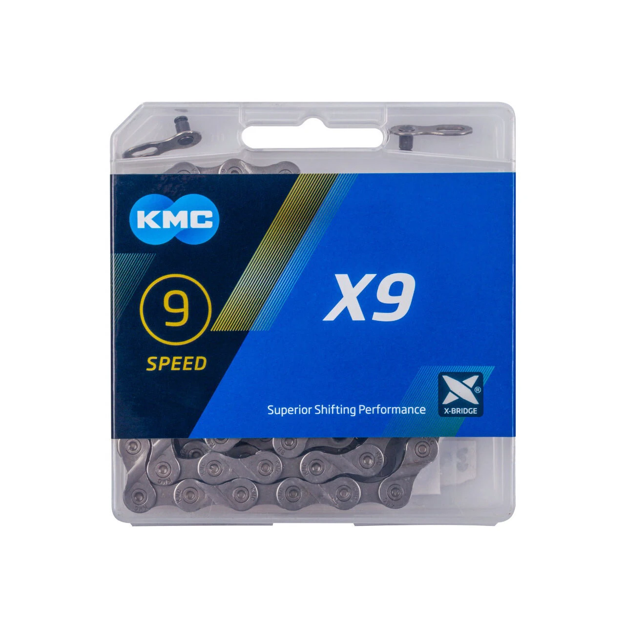 1. Kmc - Lant Bicicleta 9 viteze X9 - gri