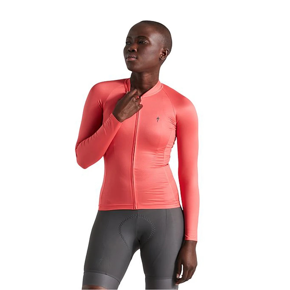 2. Tricou SPECIALIZED Women's SL Air Solid LS - Vivid Coral