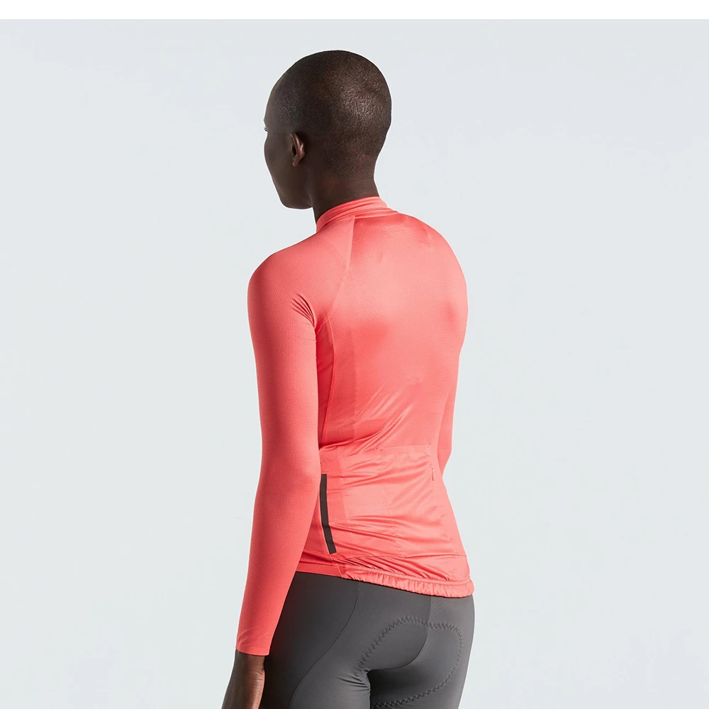5. Tricou SPECIALIZED Women's SL Air Solid LS - Vivid Coral