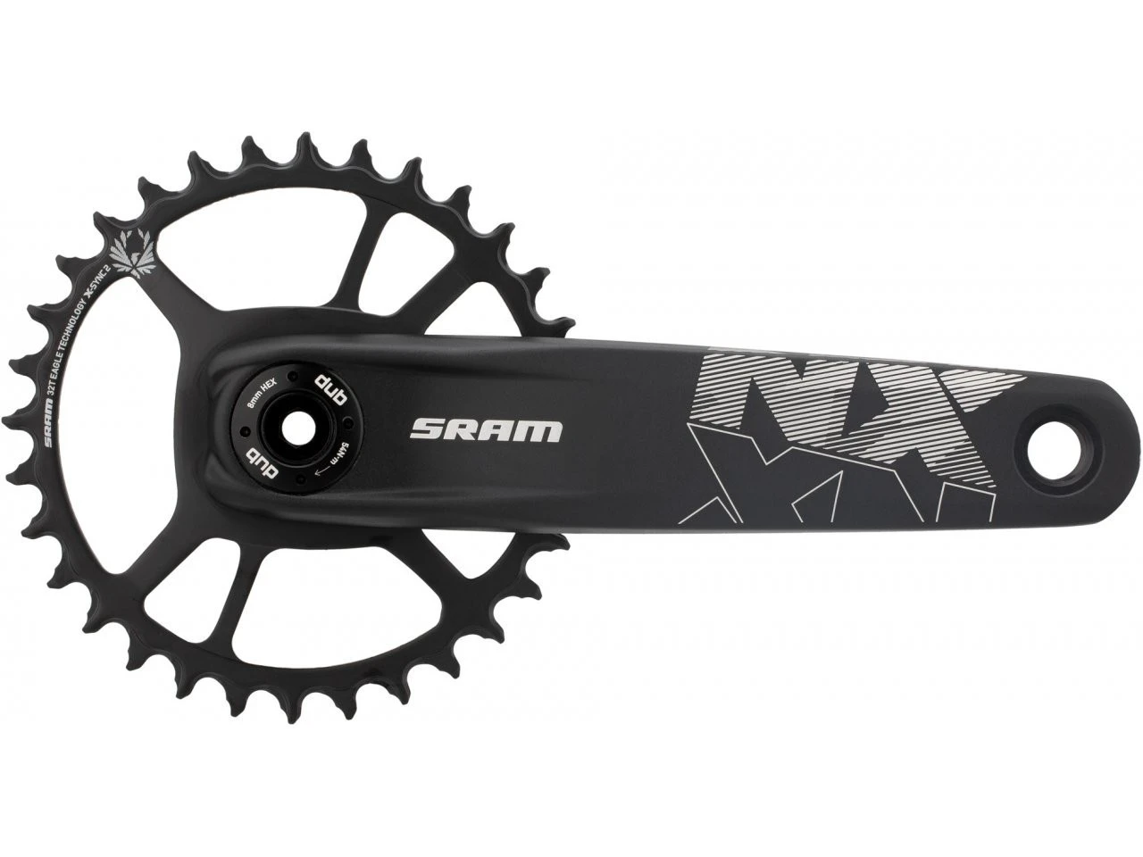 2. Angrenaj SRAM NX Eagle Boost Direct Mount DUB 32T, Culoare: Black