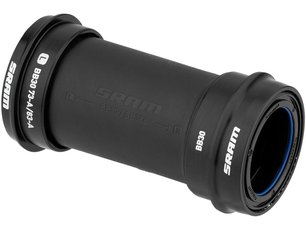 1. Butuc Quarq DUB BB30 Bottom Bracket Road 73mm, Culoare: Black