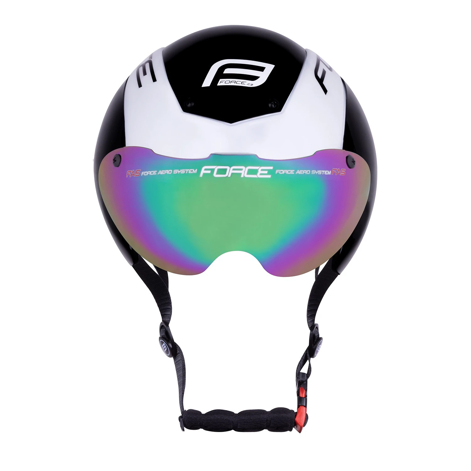 4. Casca Force Globe Air alb/negru L-XL (58-62 cm)
