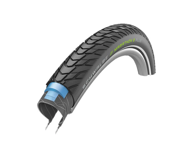 1. Cauciuc SCHWALBE Marathon E-Plus Perf - 28x1.50 700x38C (40-622) HS498 ADDIX - Sarma