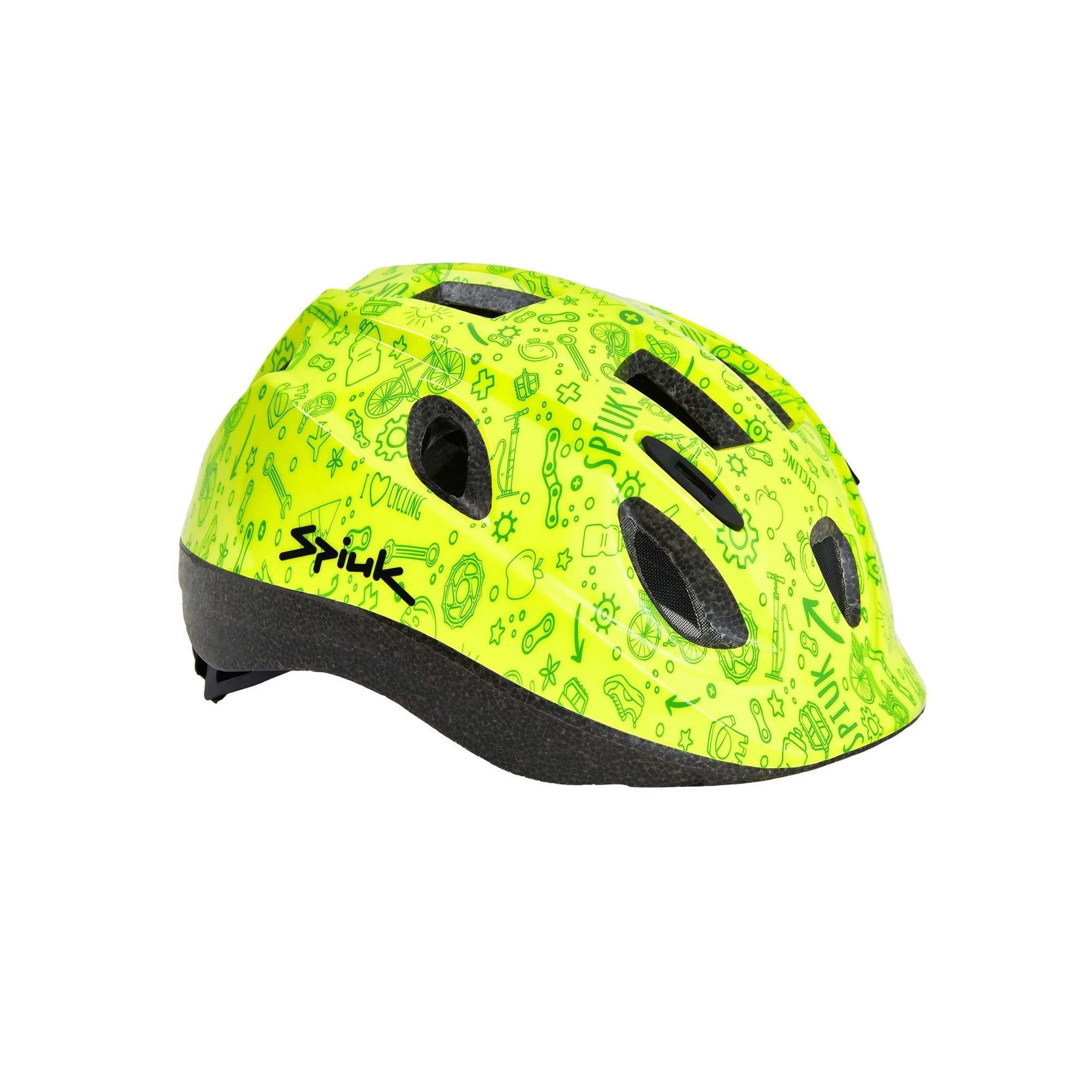 1. Spiuk - Casca ciclism copii KIDS helmet - galben