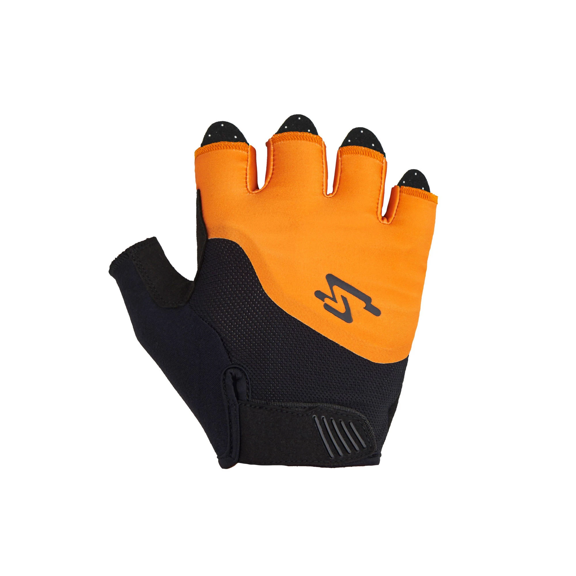 1. Spiuk - Manusi ciclism degete scurte TOP TEN - negru portocaliu