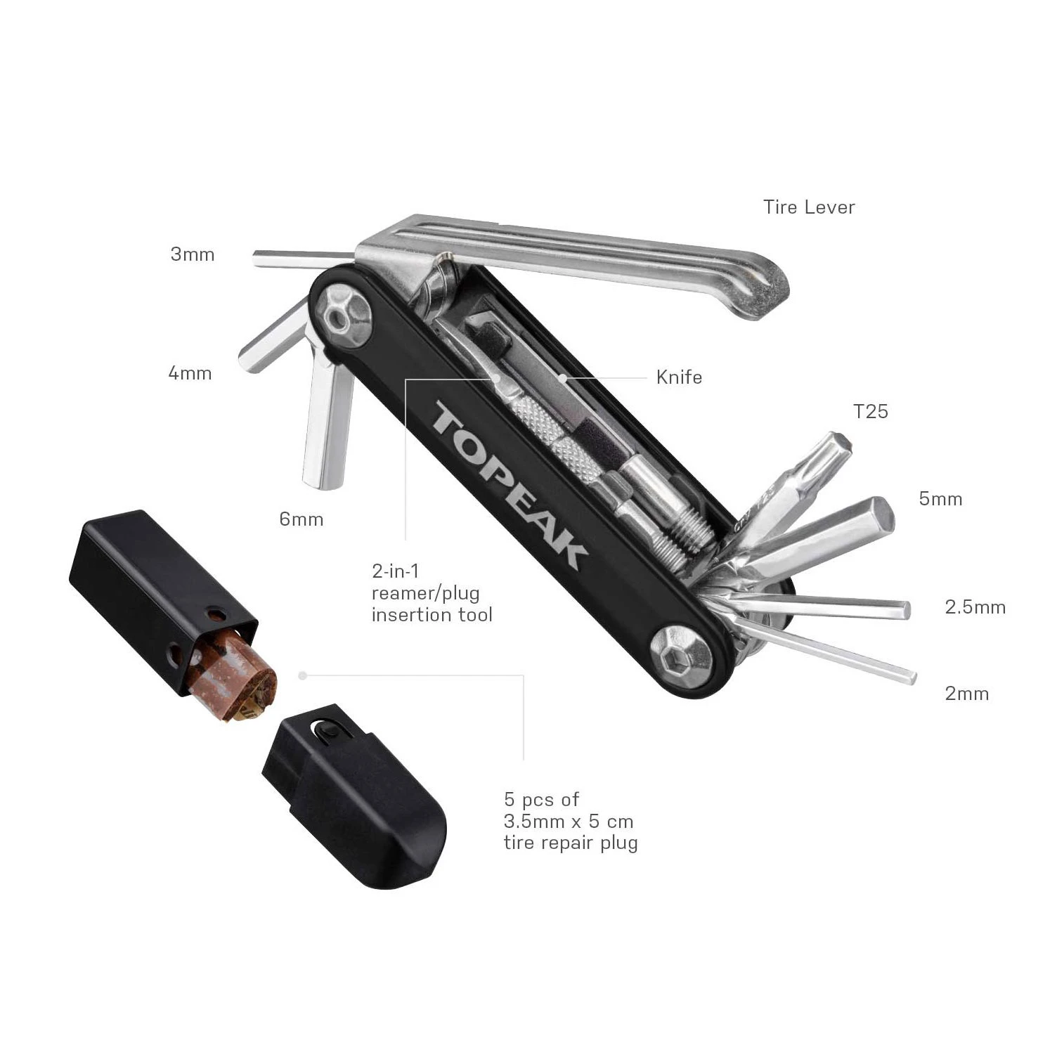 9. Topeak - cheie multifunctionala bicicleta Ninja Master multitool + ToolBox T11