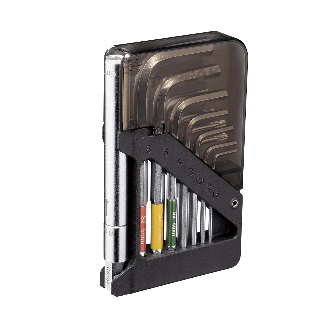 1. Topeak - set mini scule bicicletă ToolCard multitool, 13 piese