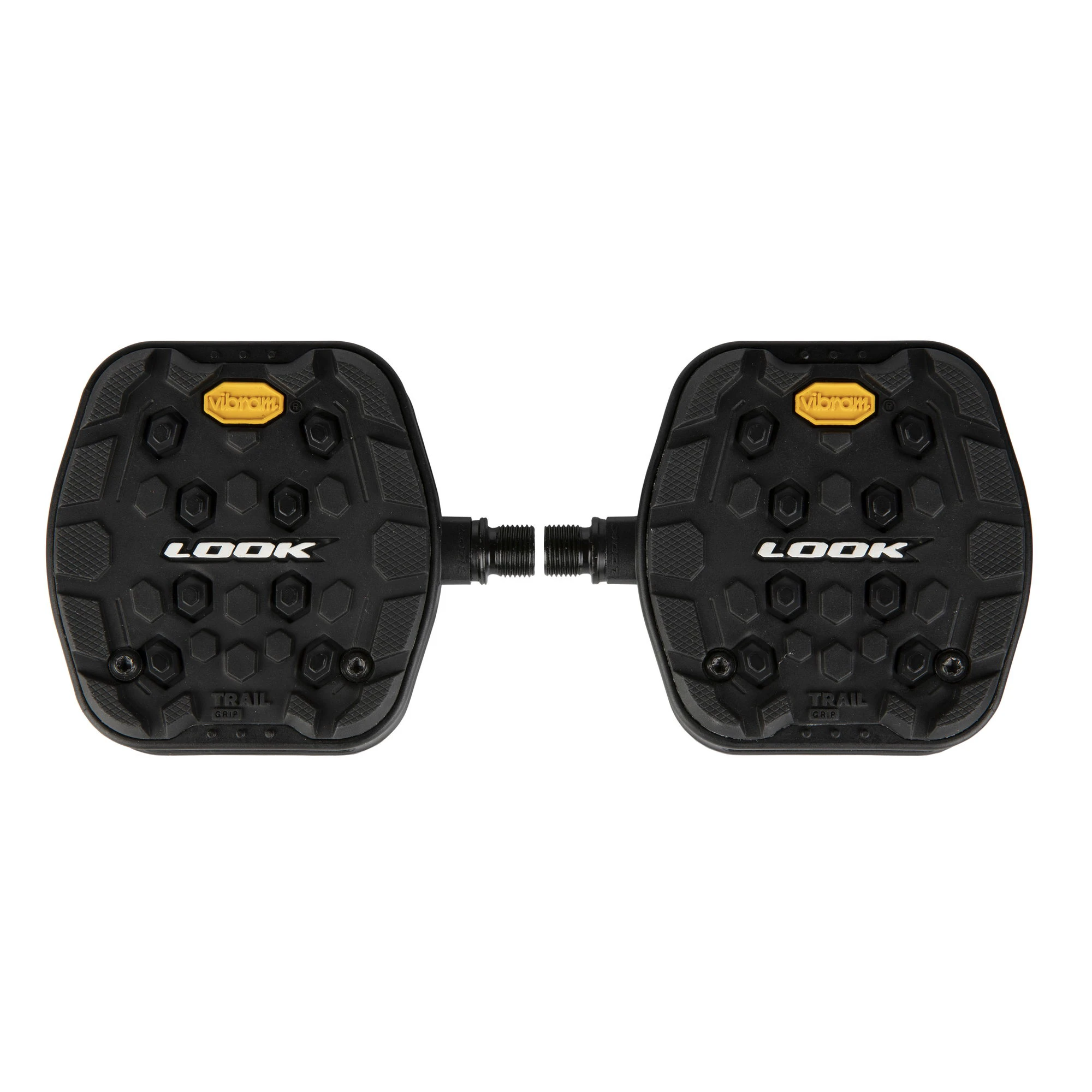 1. Look - pedale flat pentru MTB - Trail Grip cu Vibram - negru
