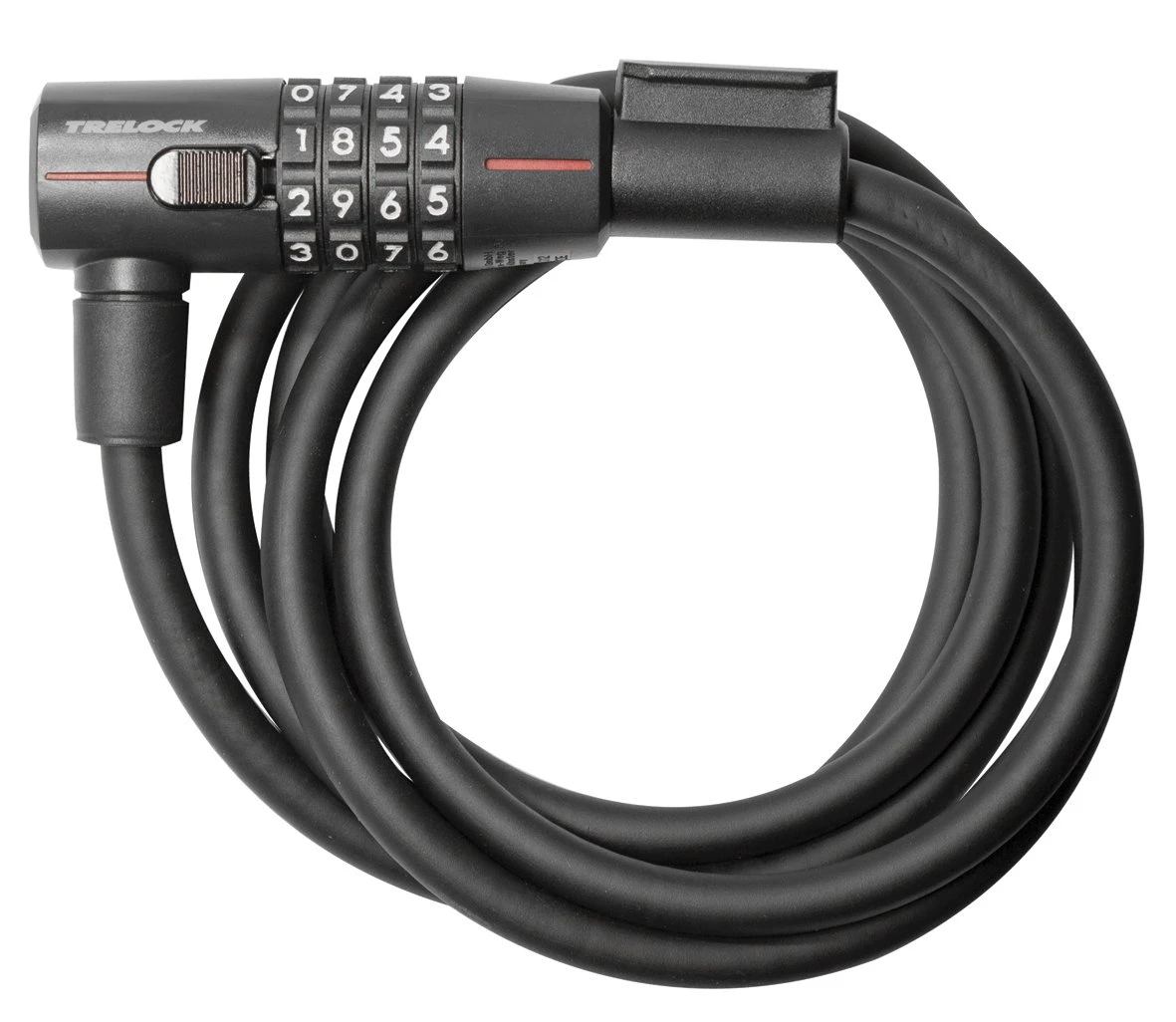 1. Antifurt bicicleta Trelock SK415 180 15 Code, negru