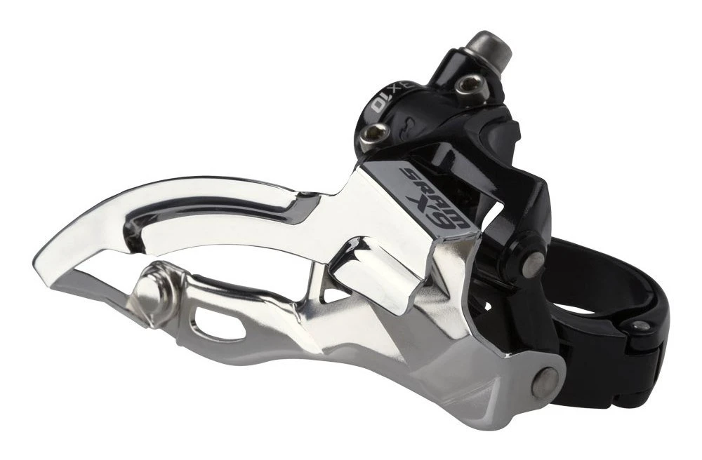 2. Schimbator Fata Sram X.9 3X10 Colier Sus Tragere Dubla