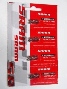 3. Zala Conectoare Sram Power Lock, 11Vit, Set 4 Buc, Argintii
