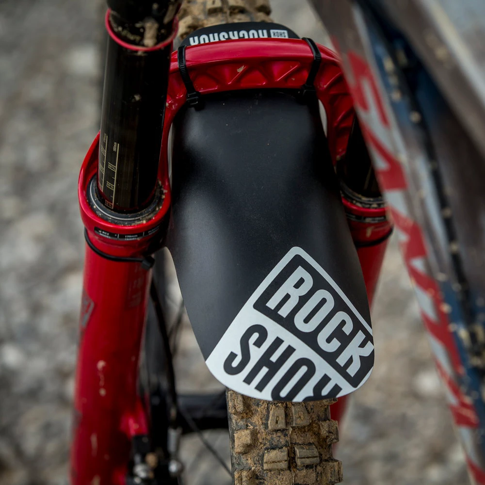 2. Aparatoare Noroi Pt. Furca Rockshox Print Verde Neon
