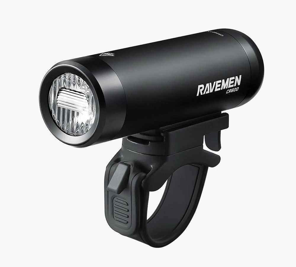 1. Far RAVEMEN CR600 USB 600 lumeni - Black - lentila antiorbire