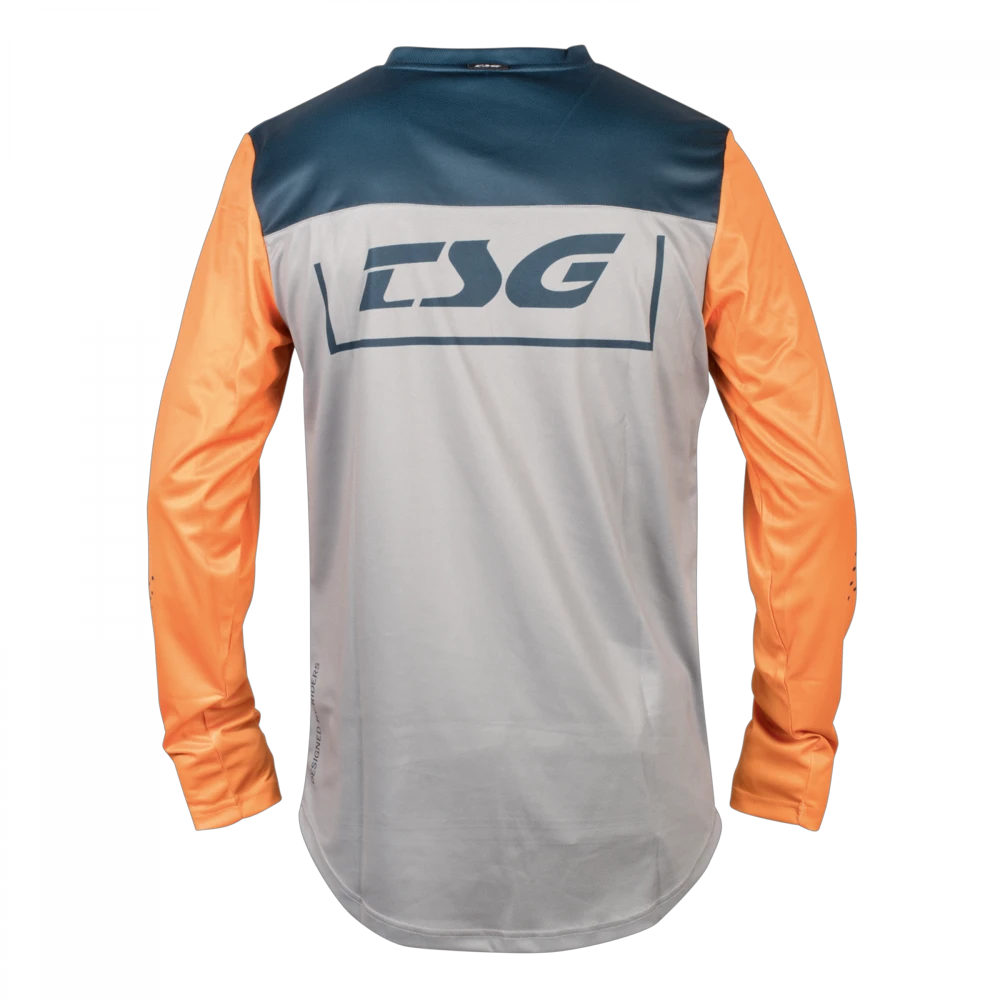 2. Tricou TSG Breeze L/S - Blue Orange