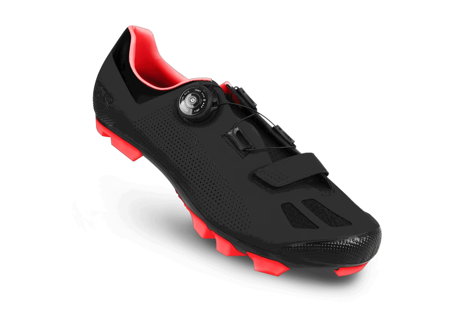 8. Pantofi ciclism FLR F-70 Elite Mtb - Negru/Rosu