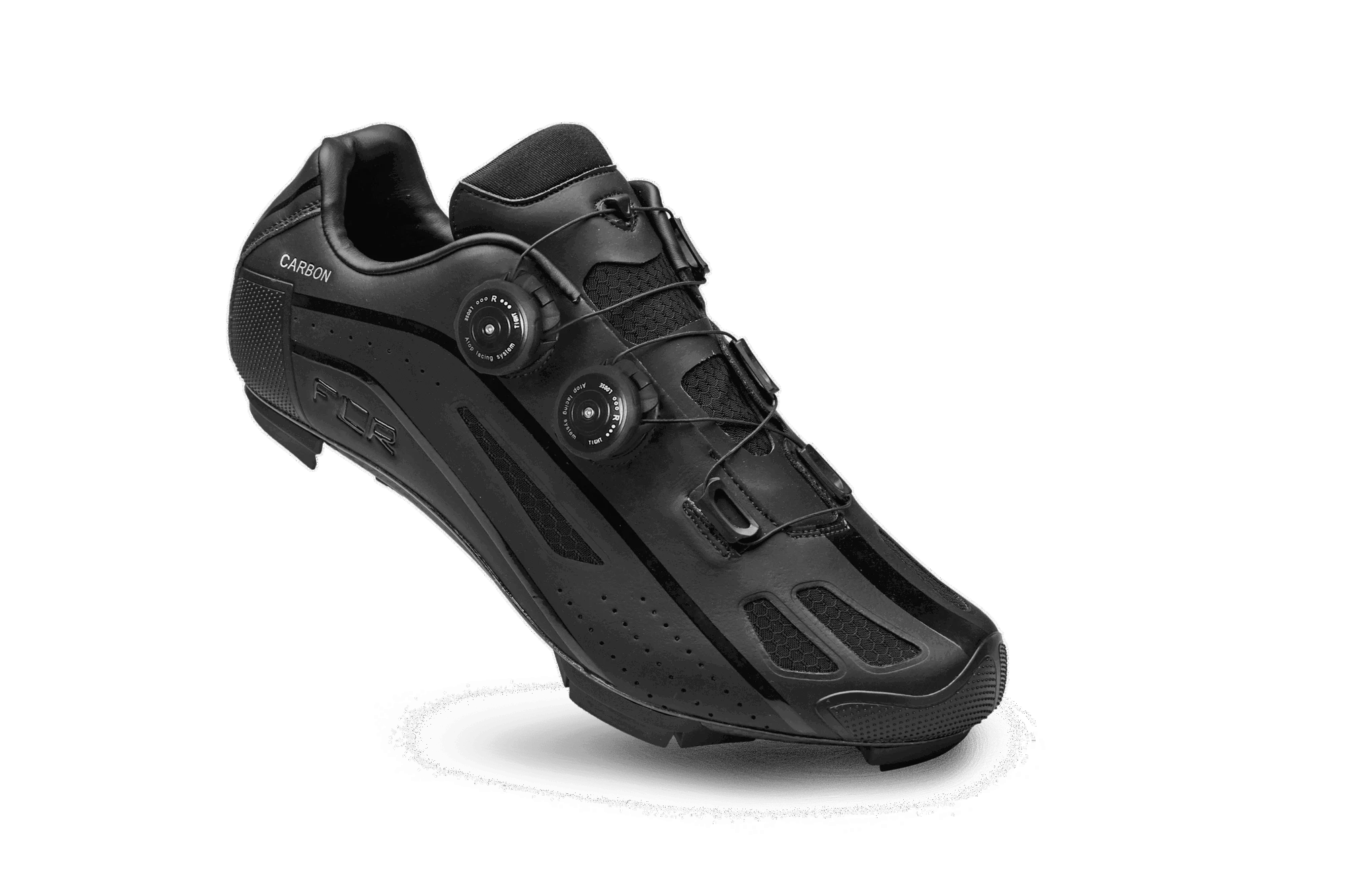 4. Pantofi ciclism FLR F-95X II Elite Mtb - Negru 41 (incl. 1 pereche sosete)
