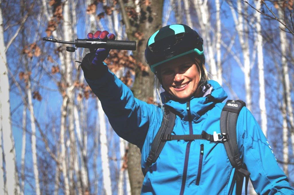 6. Pompa mini SKS Airflex Explorer - Argintiu