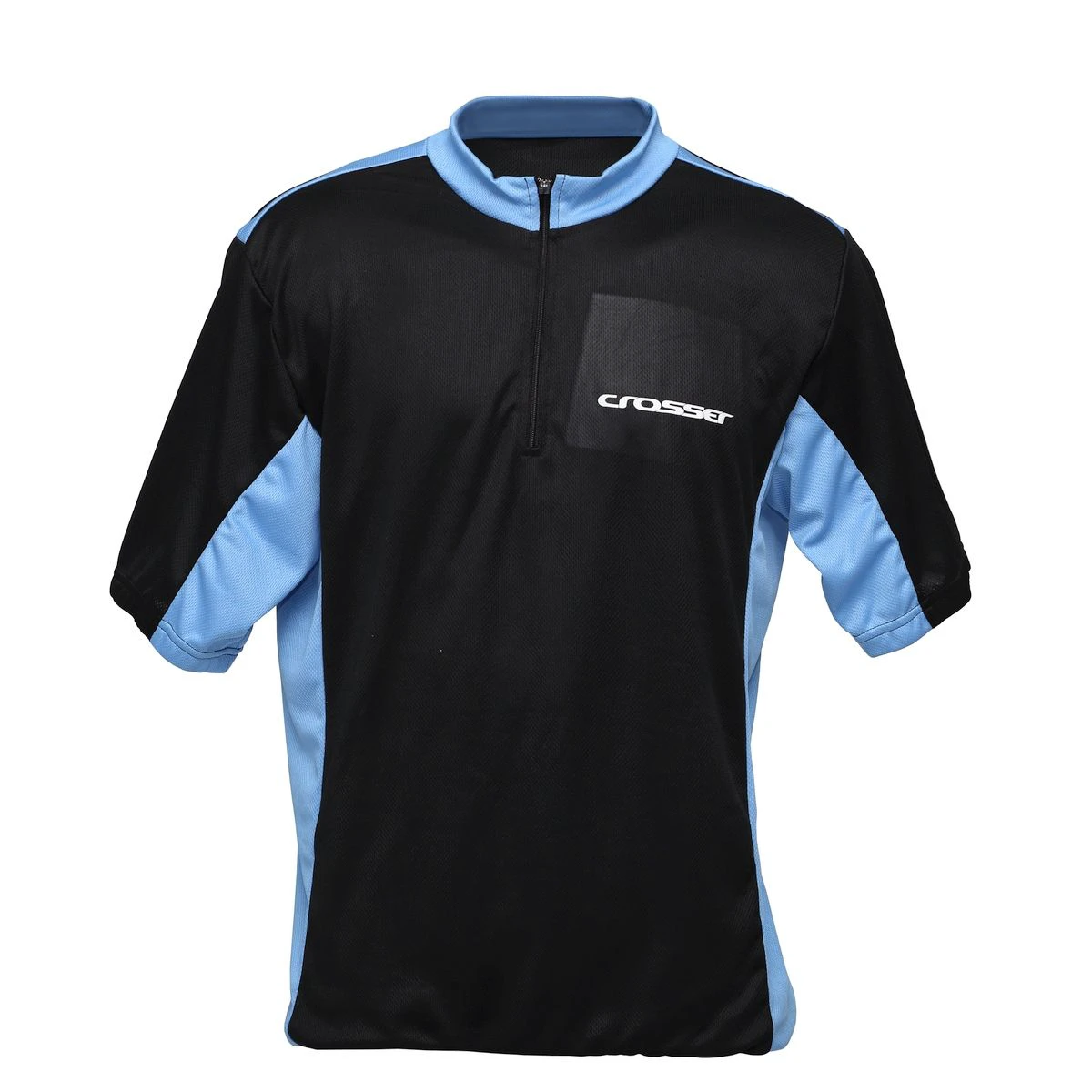 2. Tricou CROSSER CW-17-105 - Negru/Albastru