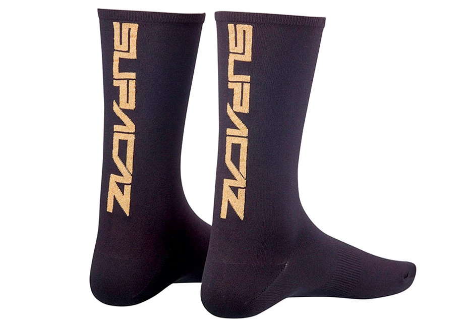 2. Sosete SUPACAZ Straight Up - Auriu- S/M