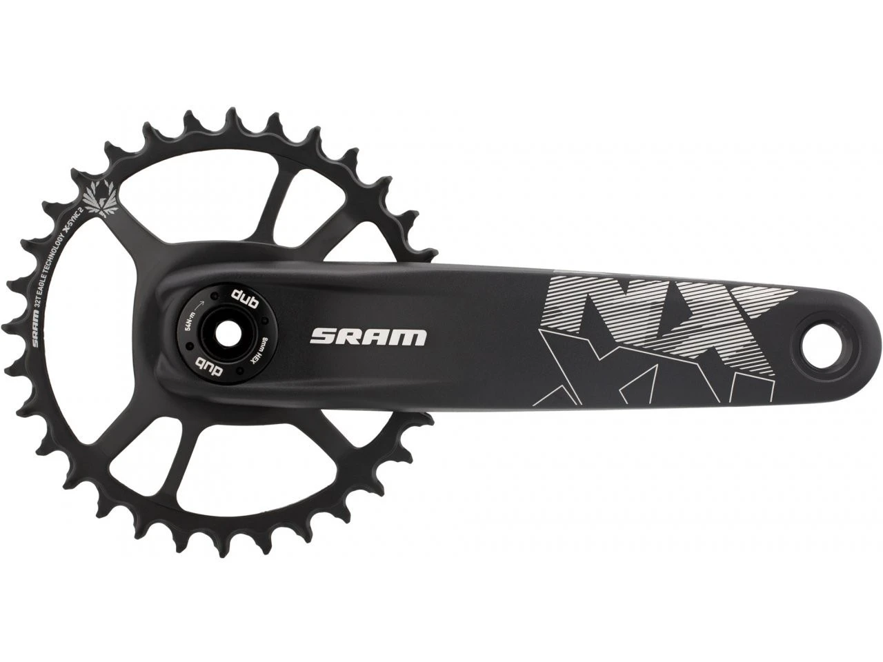 1. Angrenaj SRAM NX Eagle Direct Mount DUB 170mm 32T, Culoare: Black