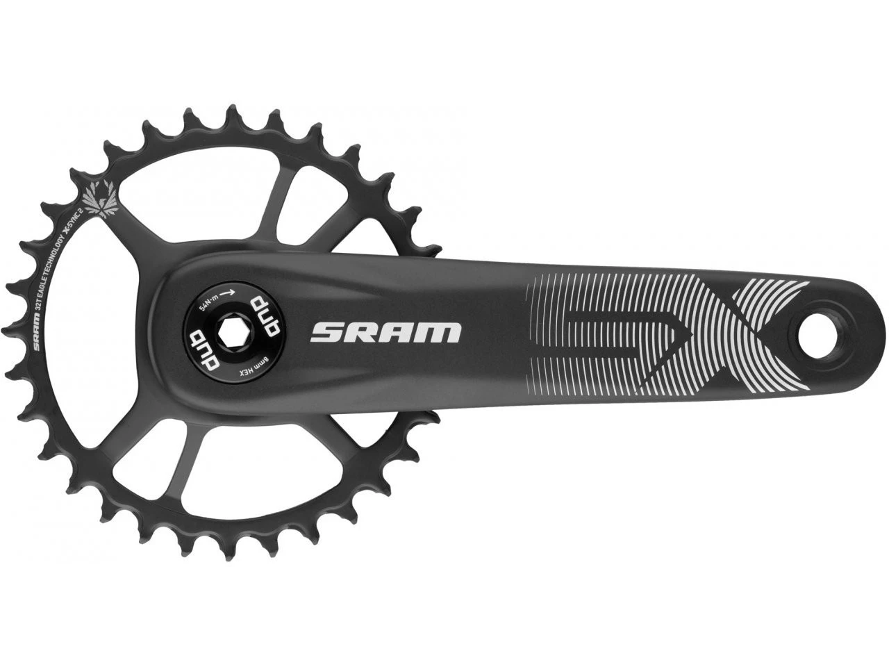 3. Angrenaj SRAM SX Eagle Direct Mount DUB 32T, Culoare: Black