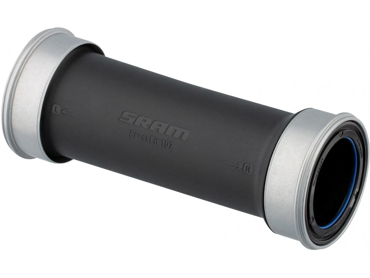 1. Butuc SRAM DUB Pressfit MTB 107 mm, Culoare: Black