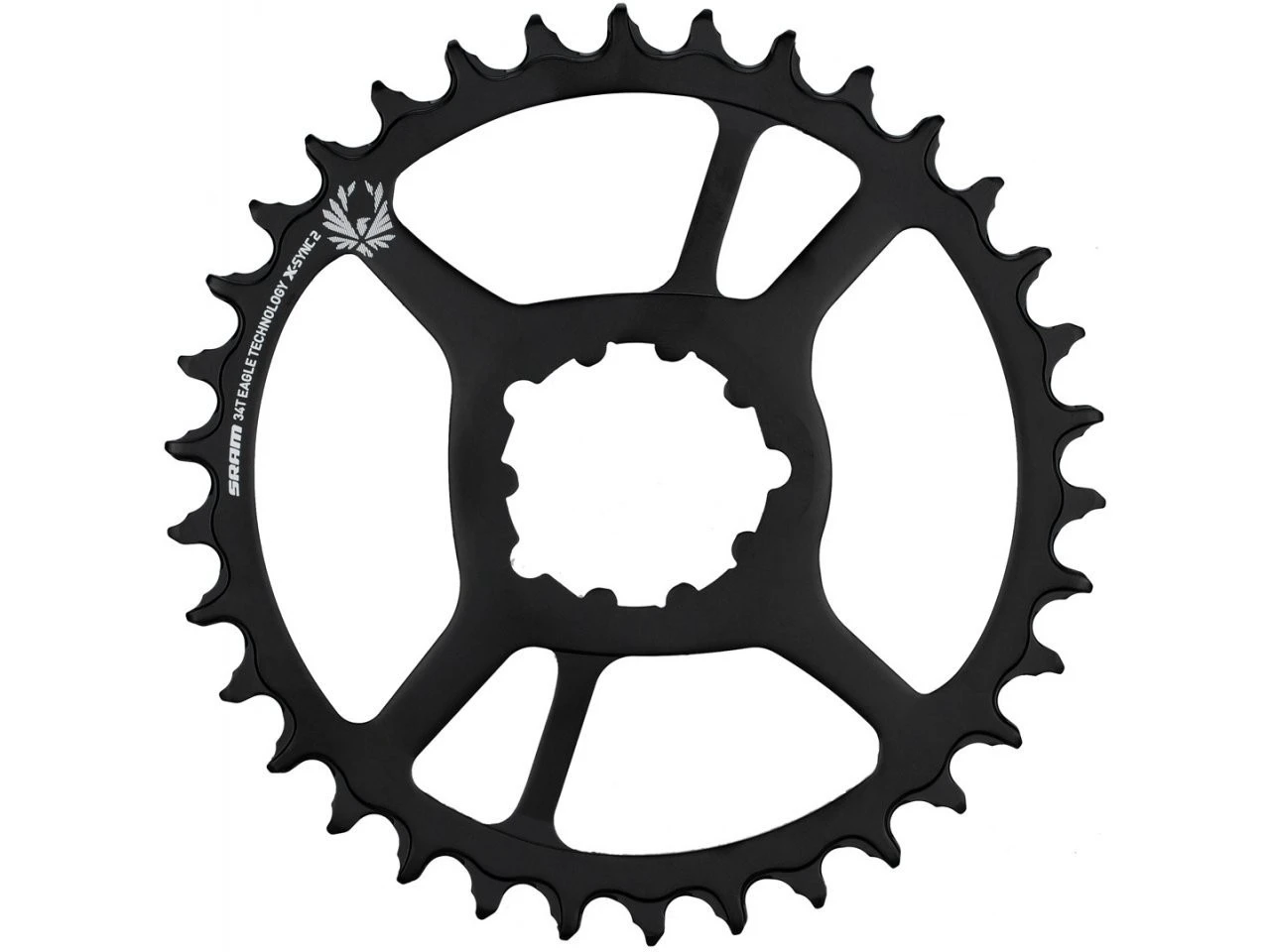 3. SRAM XSync 2 SL Direct Mount 6 mm 32T, Culoare: Black