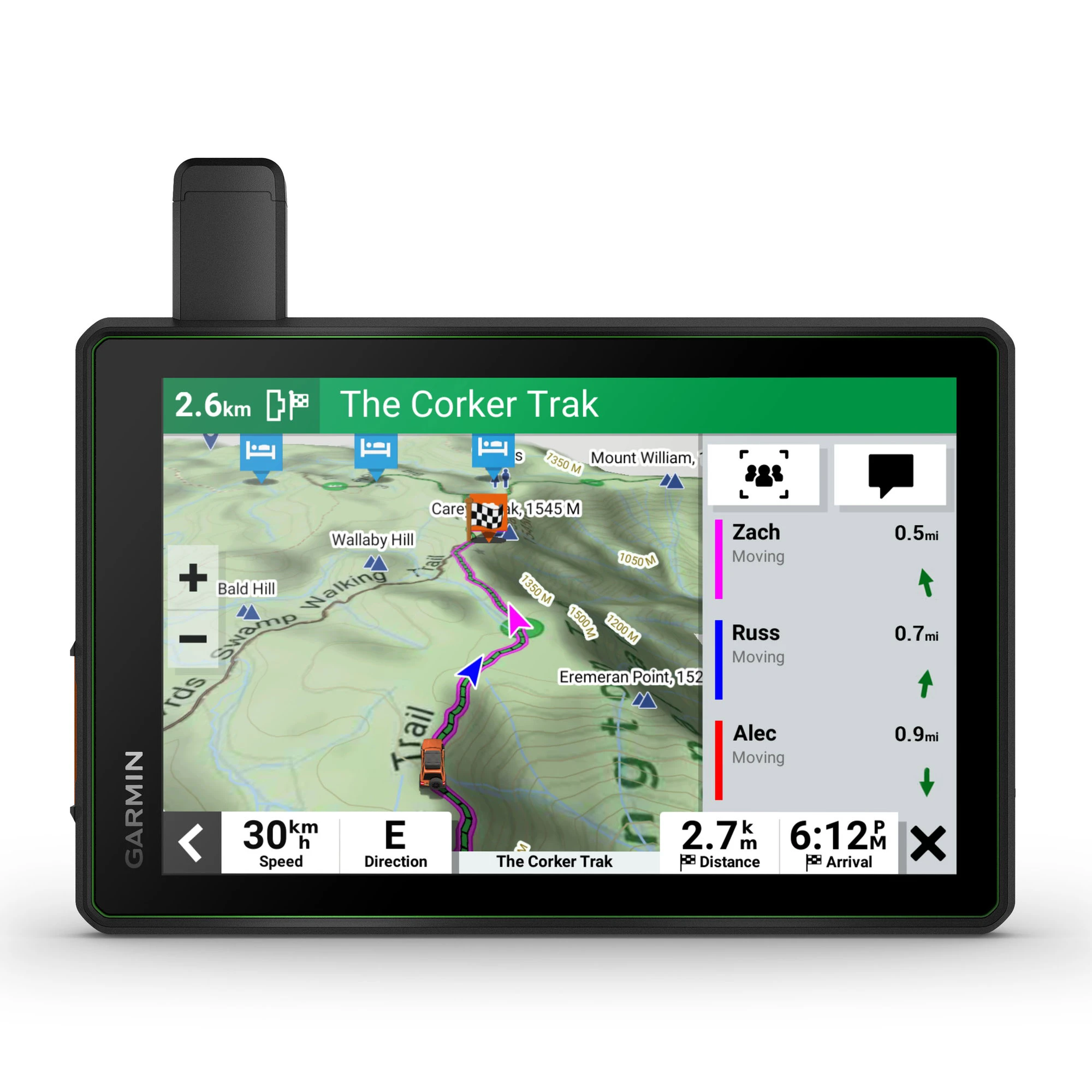 9. Garmin Tread GPS off-road SxS Edition 8" inReach