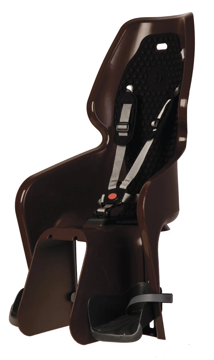 2. Scaun pentru copii BIKEFUN LOTUS Standard spate, maro-cocus, pe cadru