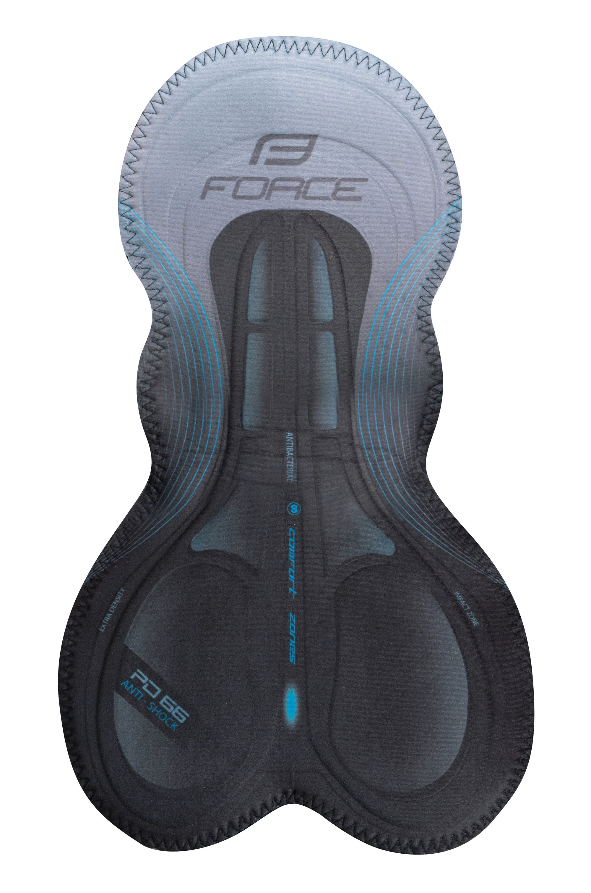 4. Pantaloni scurti cu bazon si bretele Force B51 Negru-Rosu XS