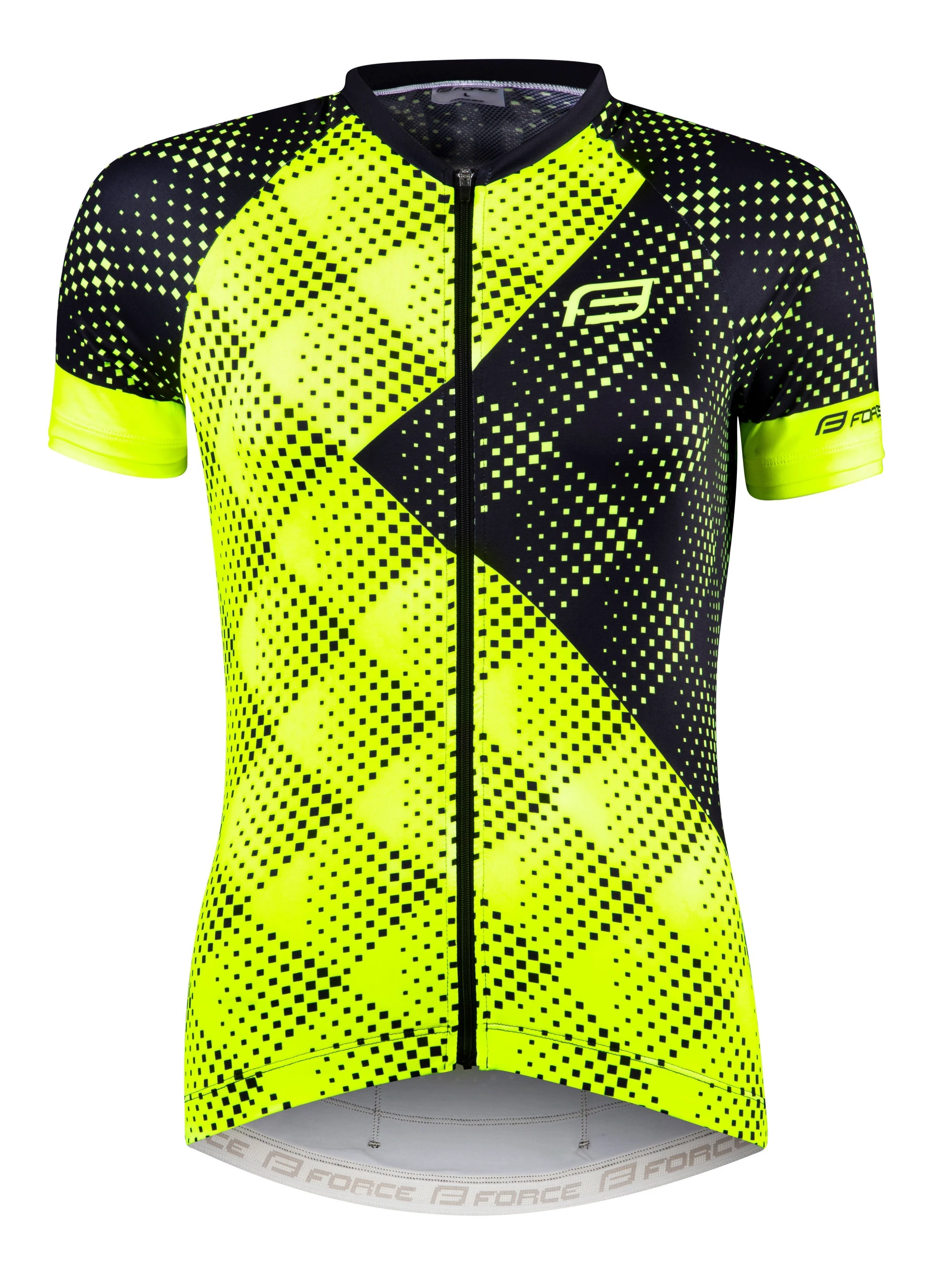 1. Tricou maneca scurta dama Force Vision, fluo