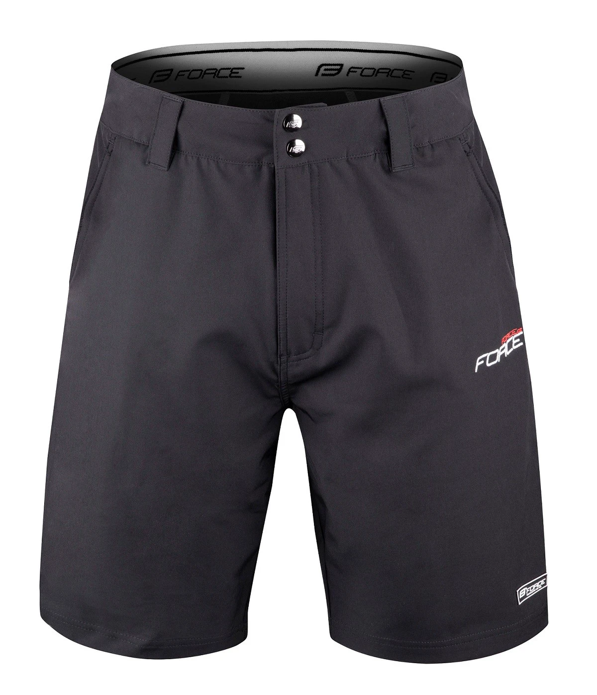 Pantaloni Force Blade MTB cu sub-pantaloni cu bazon Negru - 158466