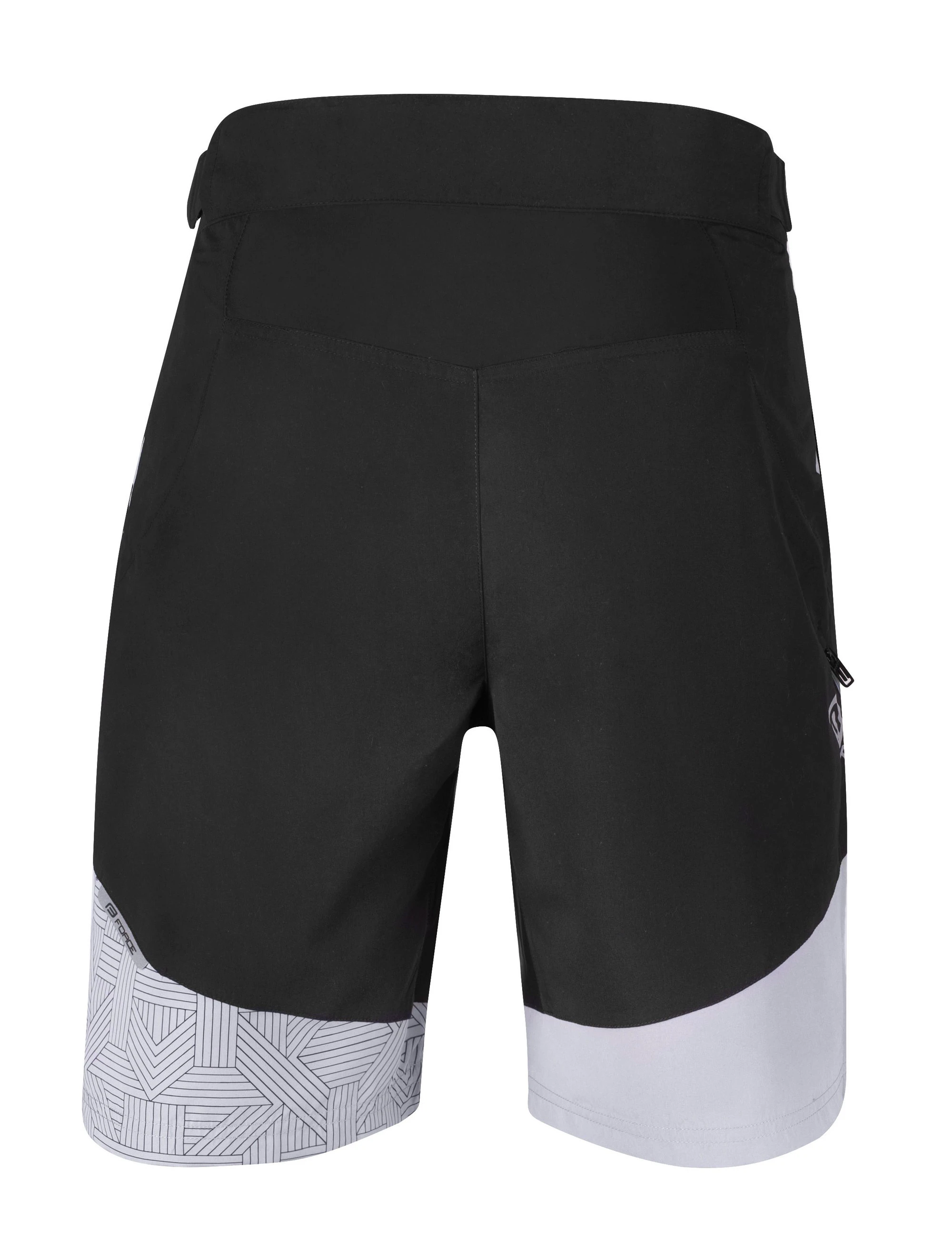 2. Pantaloni scurti Force Storm pana la talie cu bazon, negru/gri