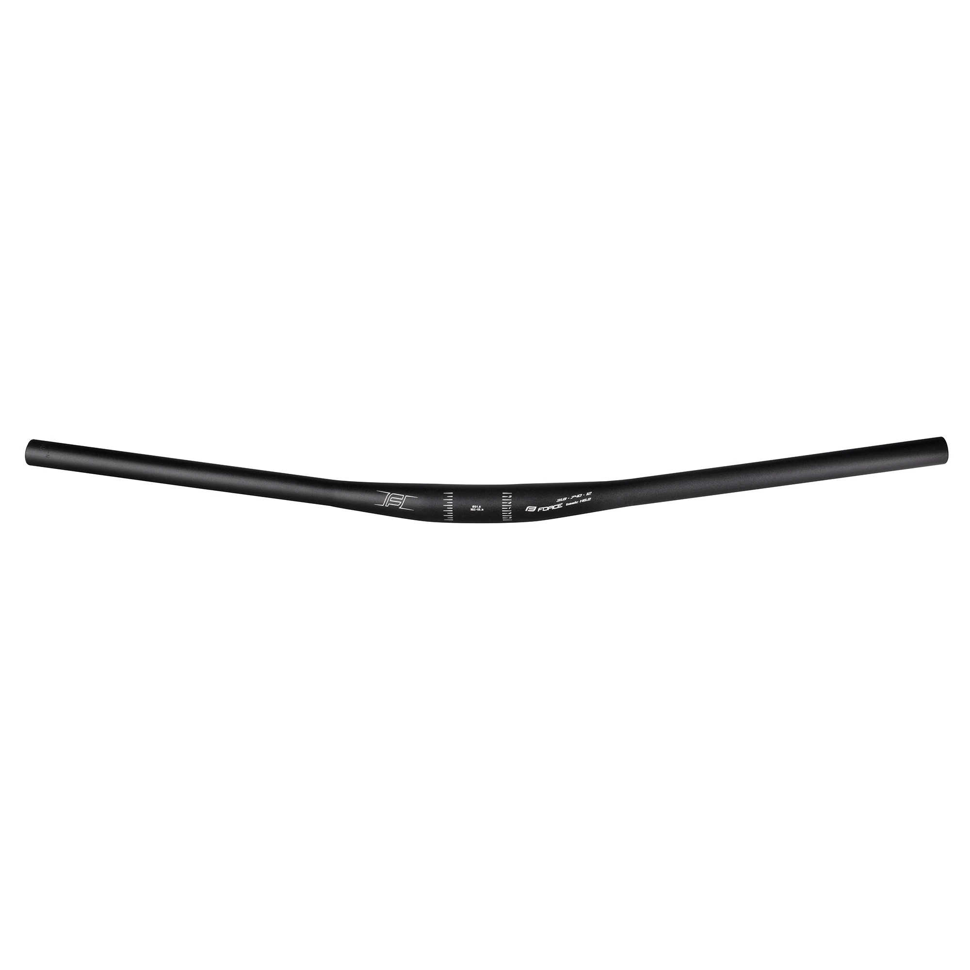 2. Ghidon Force Basic H6.2 rised 31.8/740mm AL Negru Mat