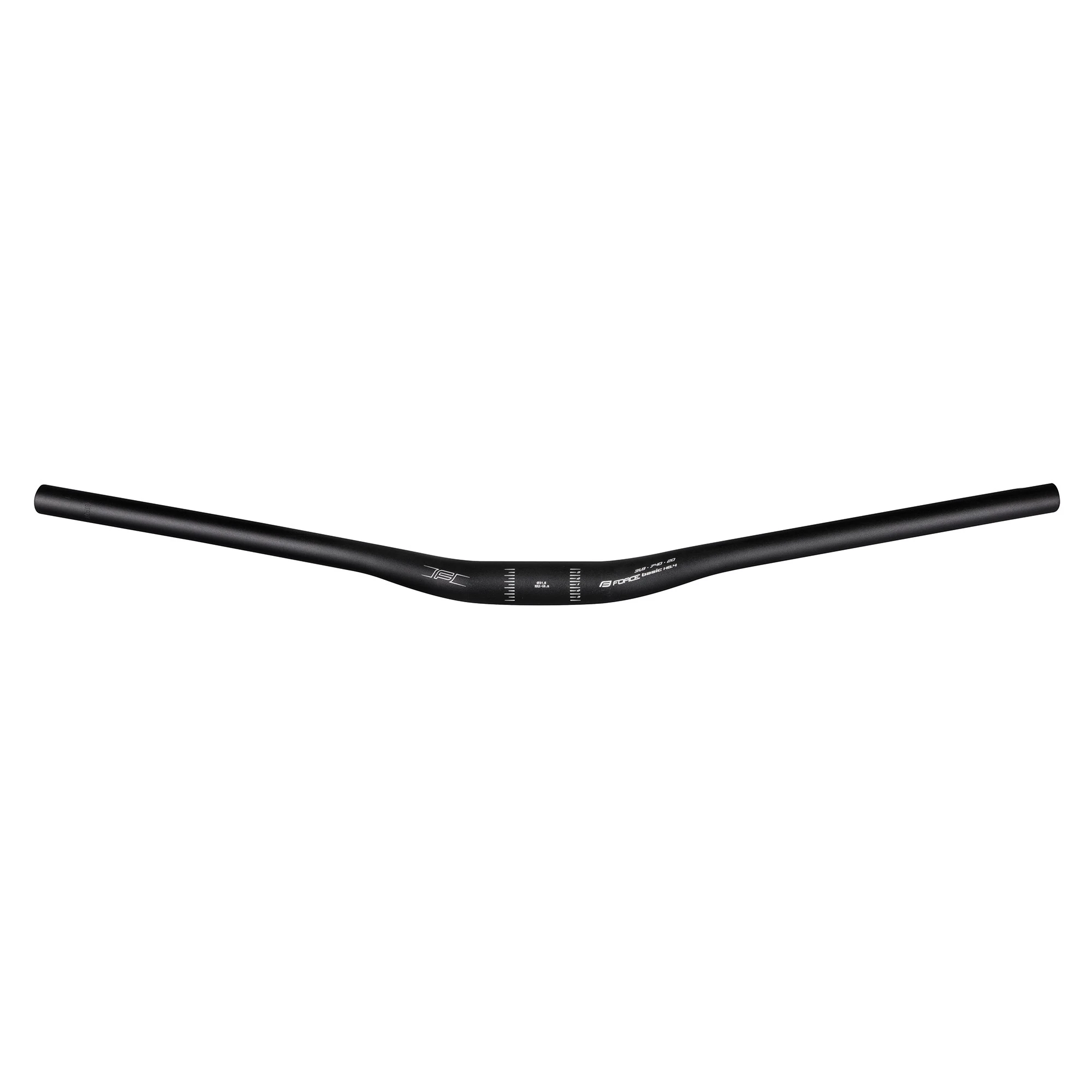 2. Ghidon Force Basic H6.4 rised 31.8/740mm AL Negru Mat