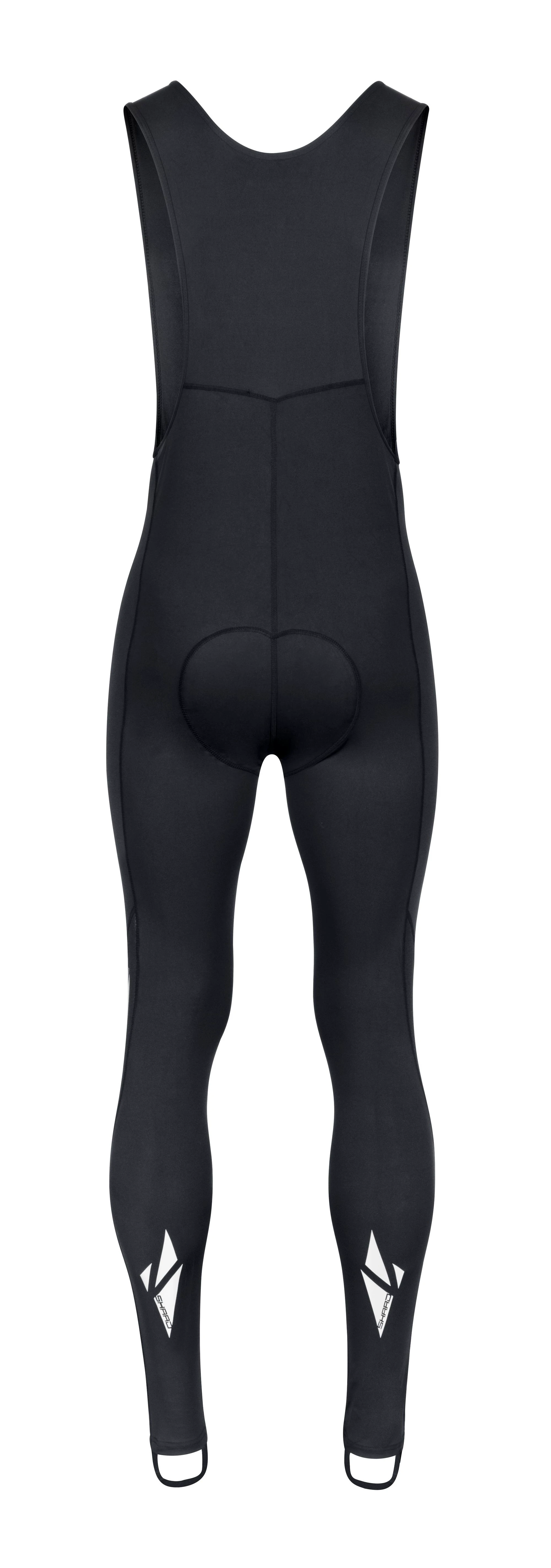 3. Pantaloni lungi cu bretele cu bazon Force Shard Windster negri