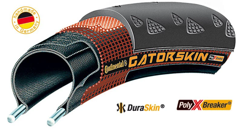 1. Anvelopa pliabila Continental Gatorskin 28-622 (700x28C) negru
