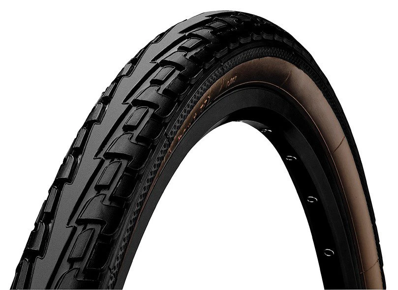 1. Anvelopa Continental Ride Tour Puncture-ProTection 37-622 (28x1 3/8x1 5/8) negru/maro