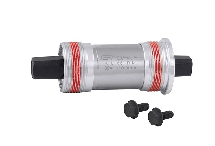 1. Butuc pedalier Force BSA 118 mm cupe aluminiu