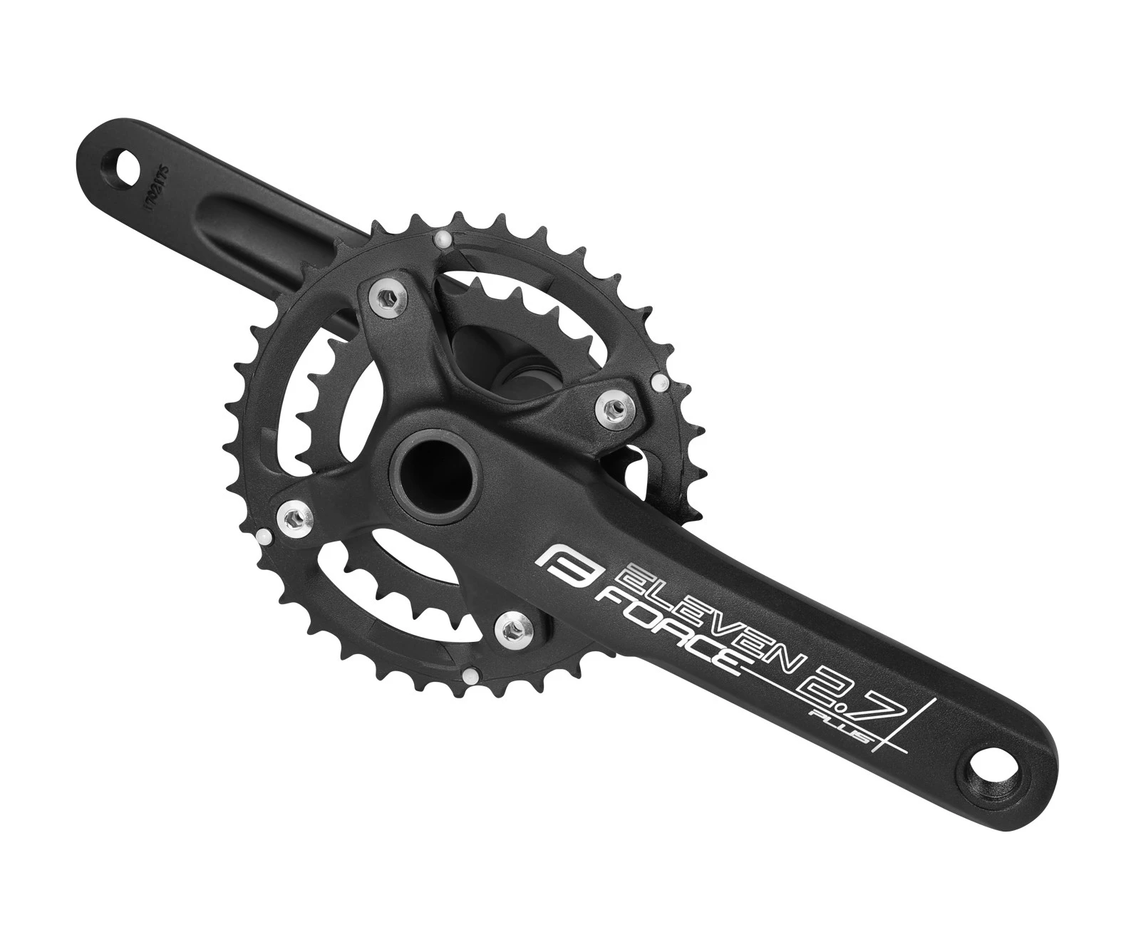 1. Pedalier Force Eleven2.7 AL 36/26T 175 mm negru