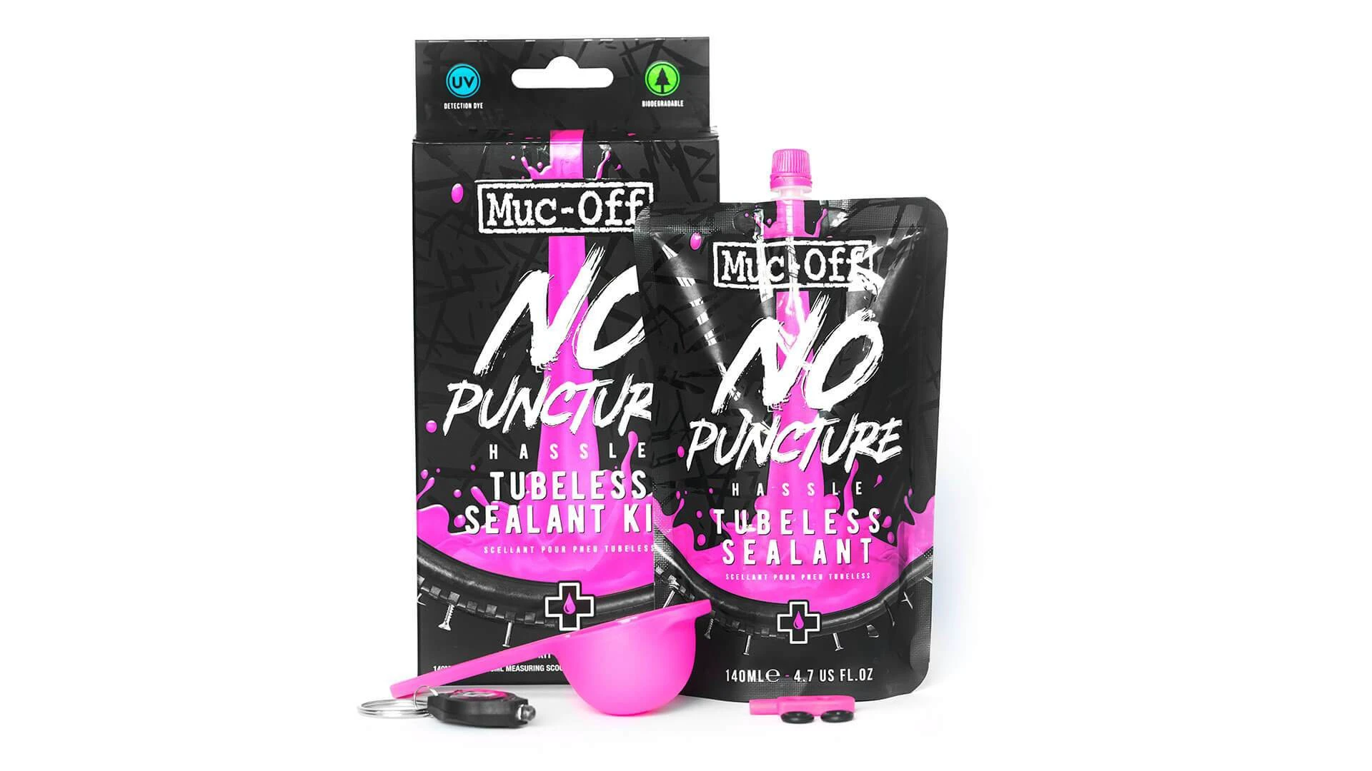 1. KIT Solutie antipana Muc-Off No Puncture Hassle 140 ml