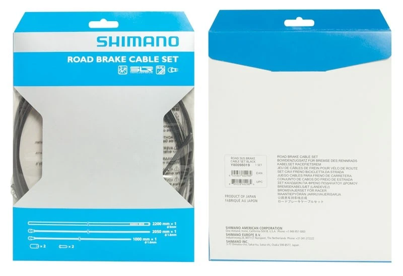 2. Set cabluri si camasi frana PTFE Shimano DA78 sosea negru