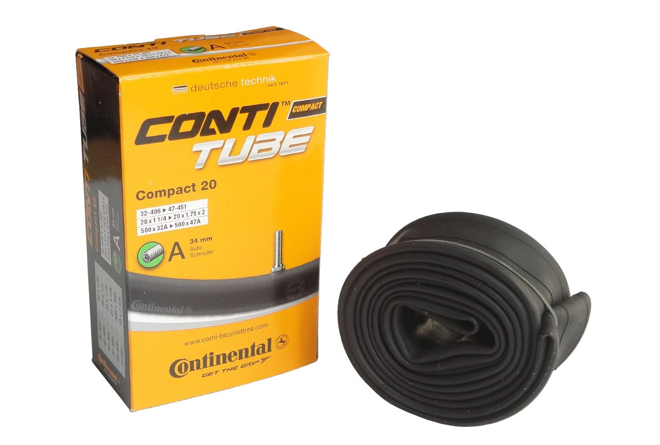 1. Camera bicicleta Continental Compact 20 slim S42 28-406-32-451