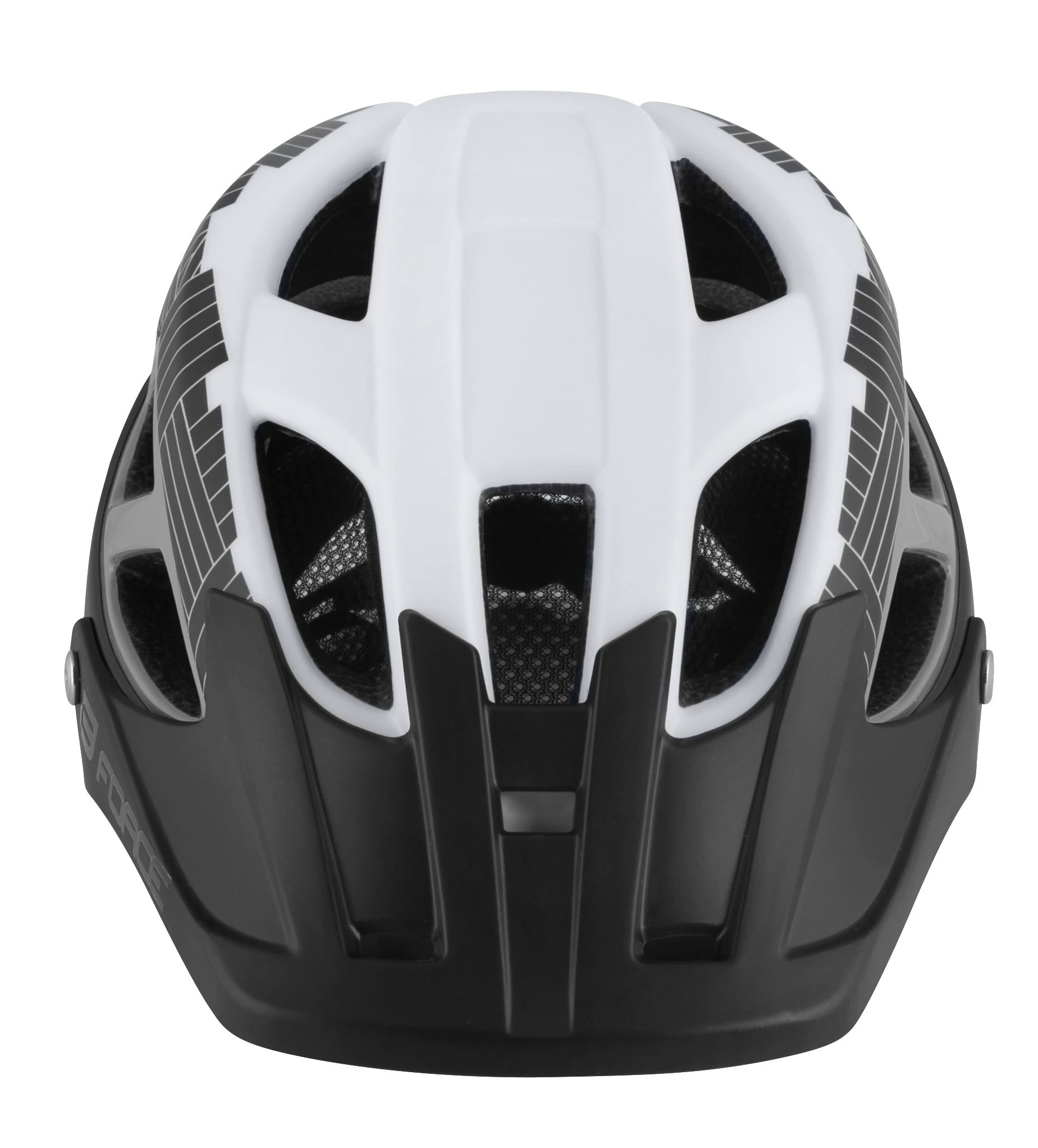 4. Casca Force Aves MTB E-bike, Alb/Negru Mat L-XL (58-61 cm)
