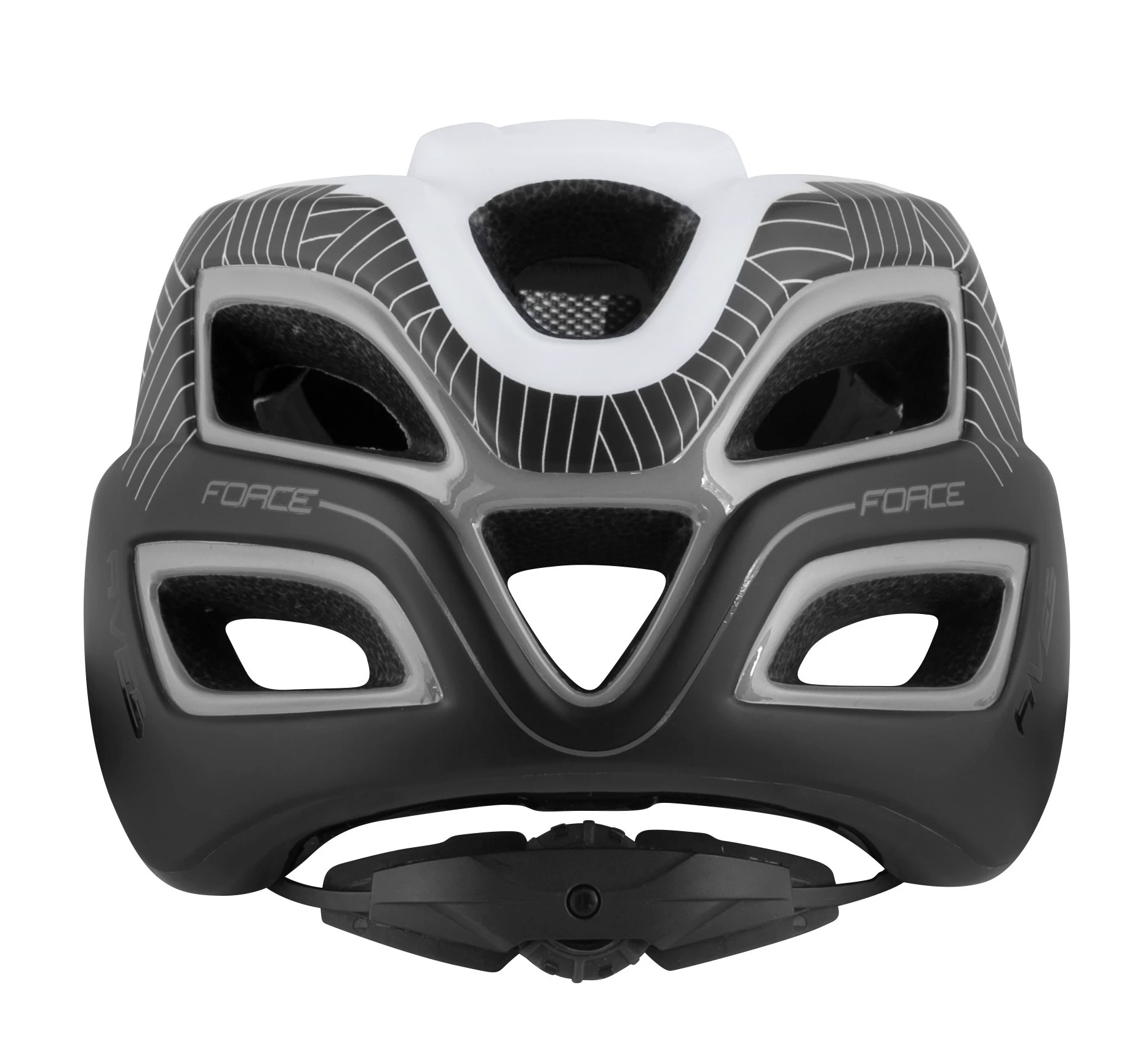 3. Casca Force Aves MTB E-bike, Alb/Negru Mat L-XL (58-61 cm)