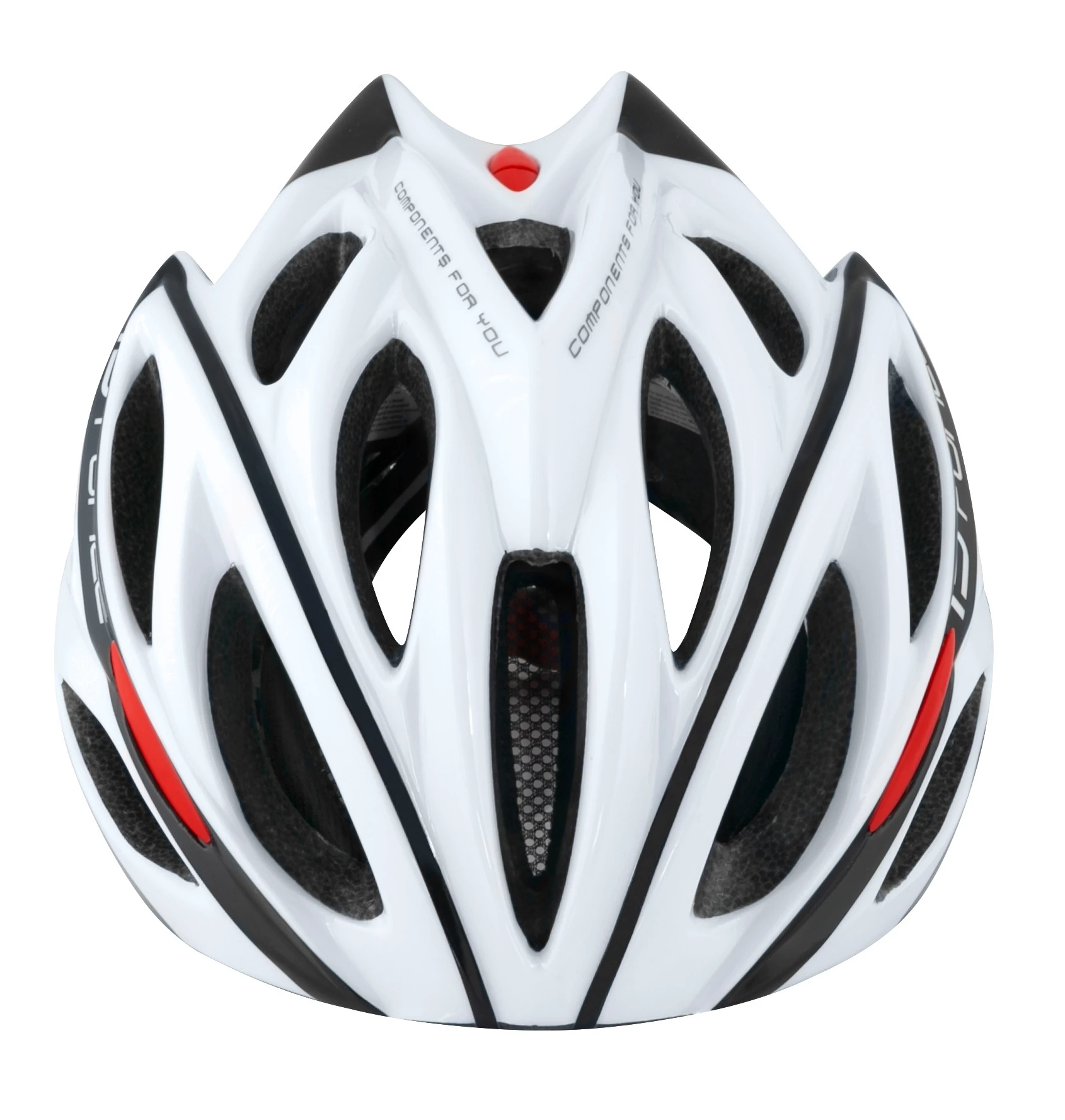 2. Casca Force Bull Alb/negru L-XL (58-61 cm)