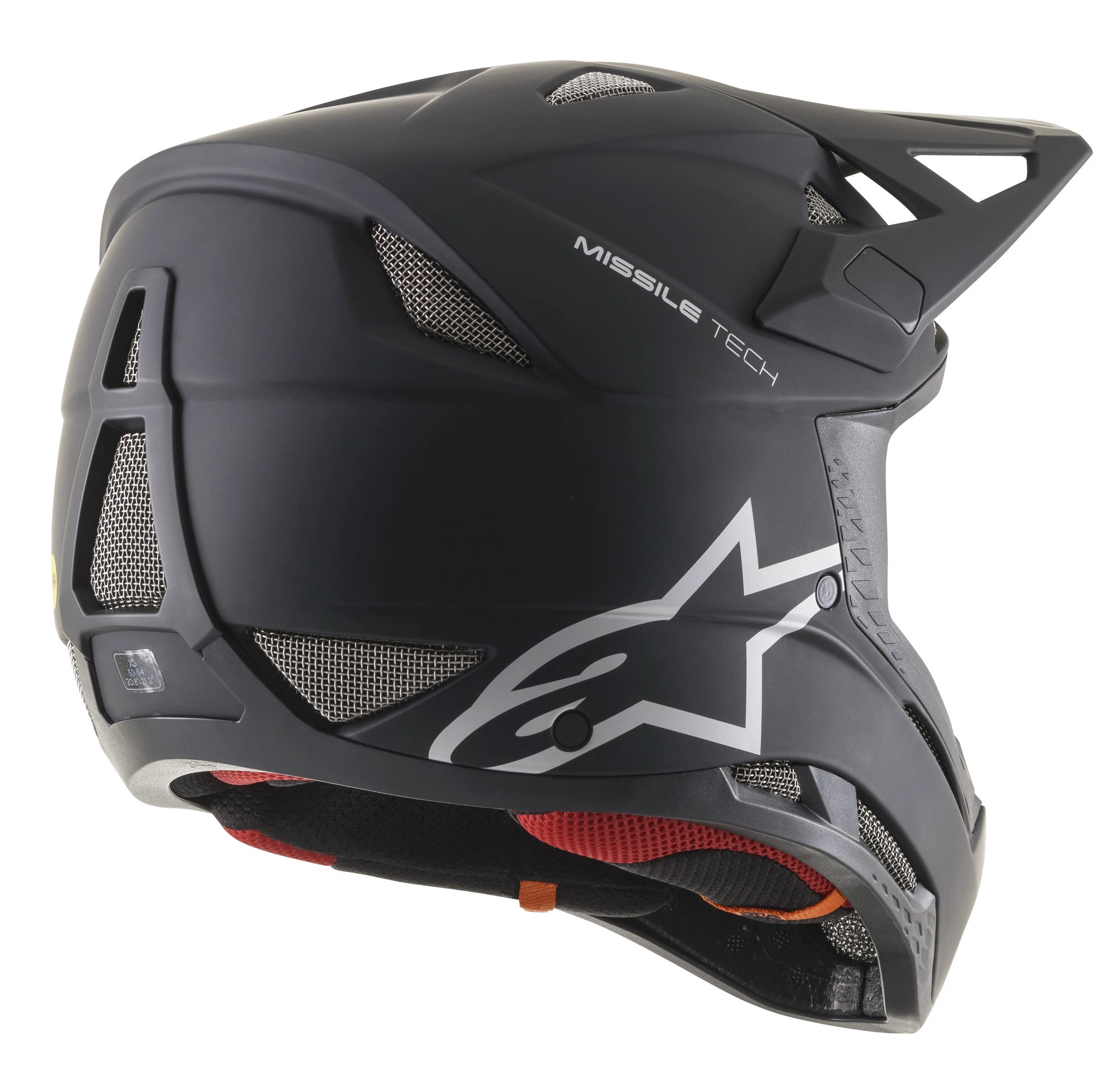 3. Casca Alpinestars Missile tech Solid Black Matt L (59-63 cm)