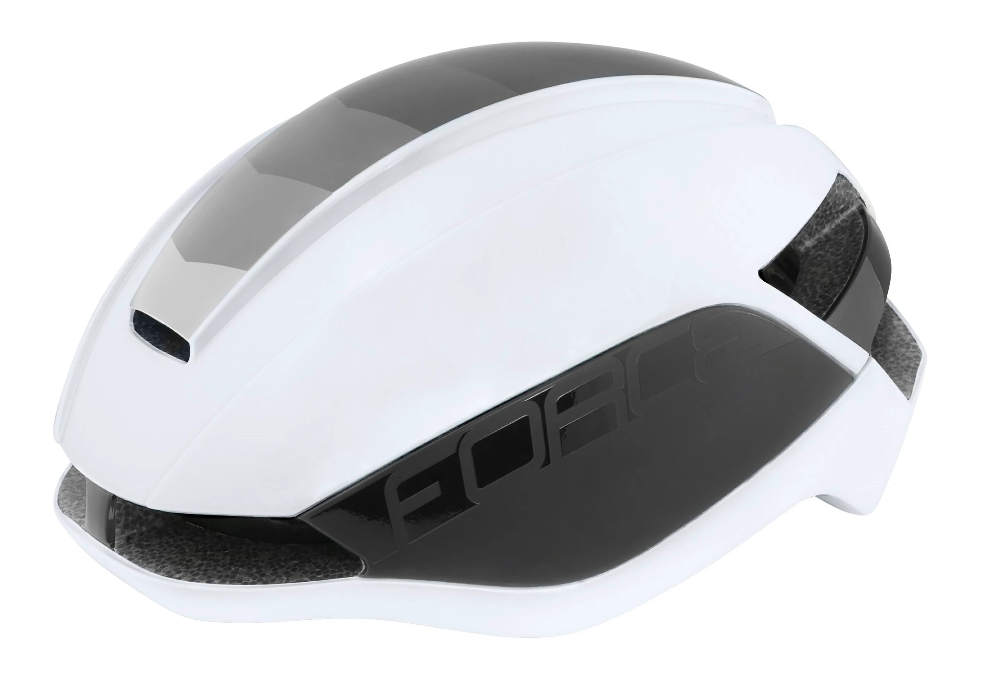 1. Casca Force Orca Alb/Negru L-XL (59-61 cm)