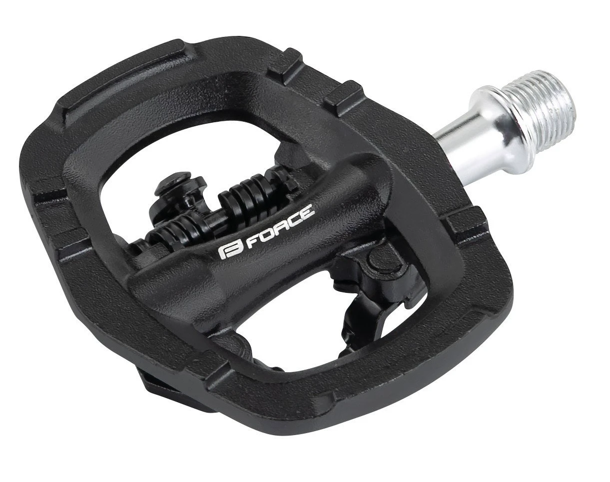 1. Pedale Force Select MTB/SPD cu rulmenti, negre